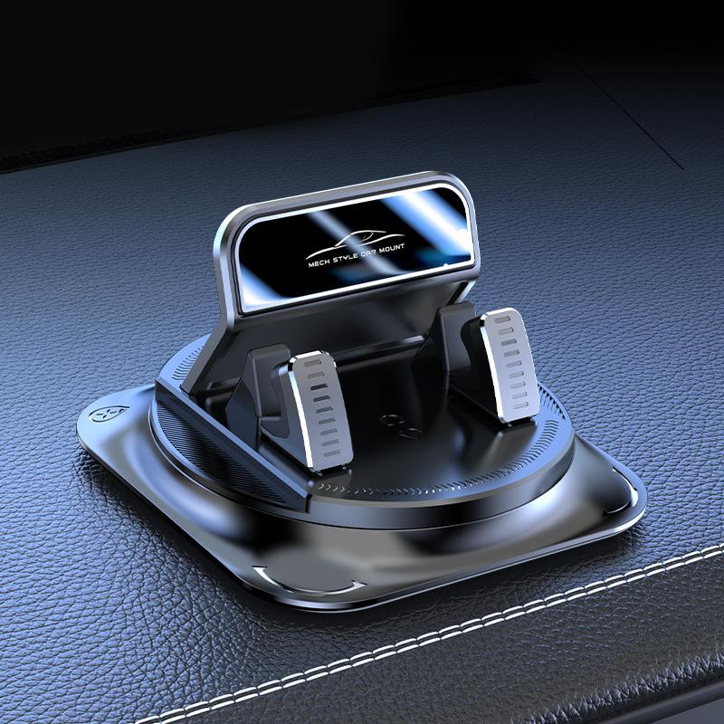 Car phone holder 360 degree rotation. suitablefor car navigation in-car dashboard. horizontaland vertica screen adjustment angle.suctioncup fixed non-slip mobile phone holdersuitable for iPhone and Android