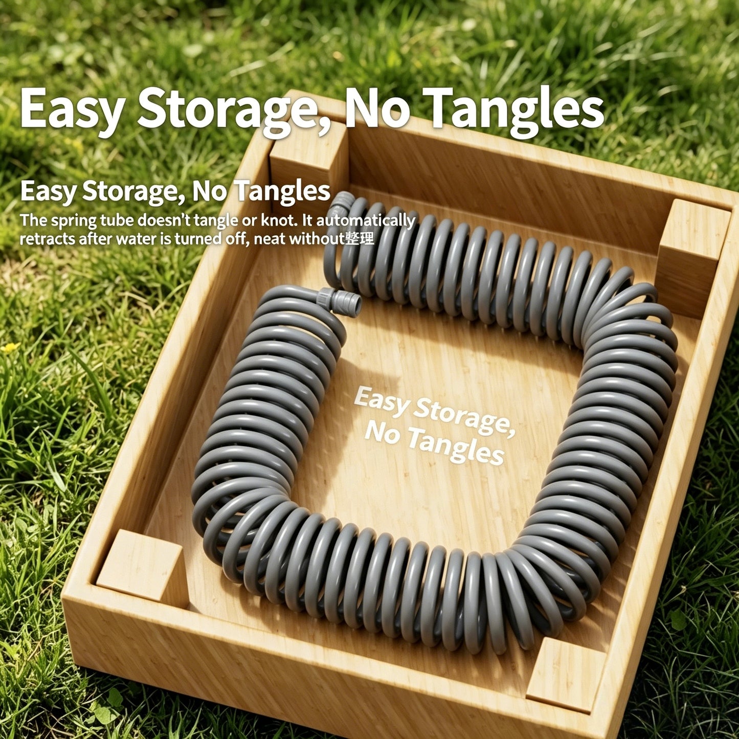 Retractable Hose for Watering Plants