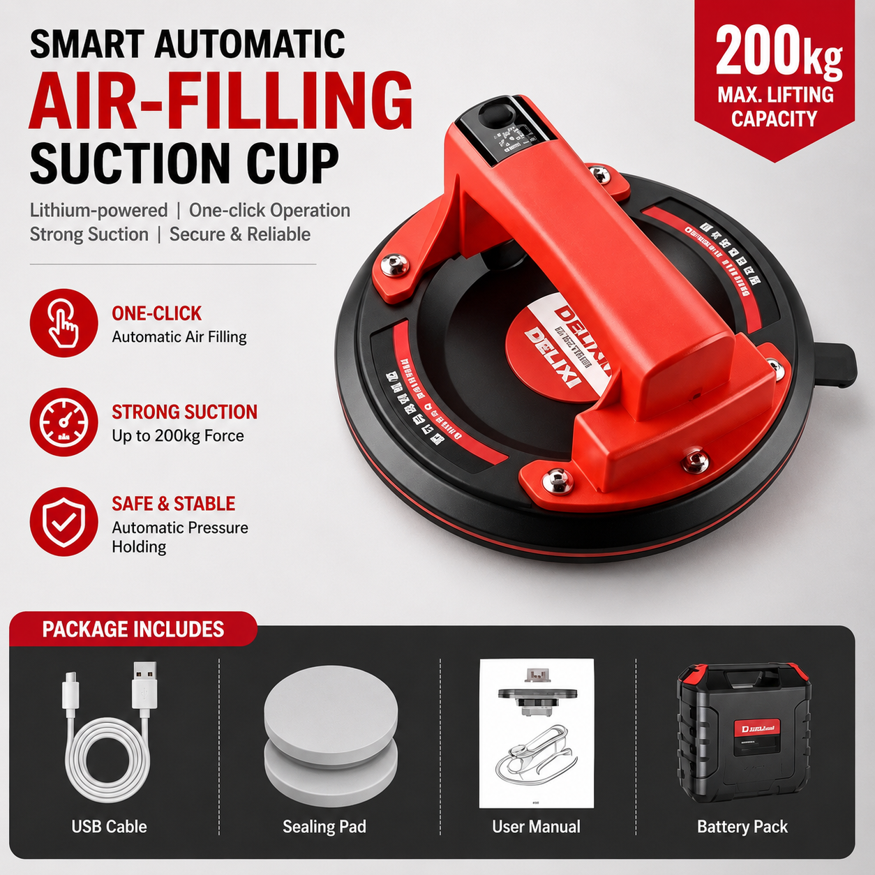 ProLift Electric Vacuum Suction Cup